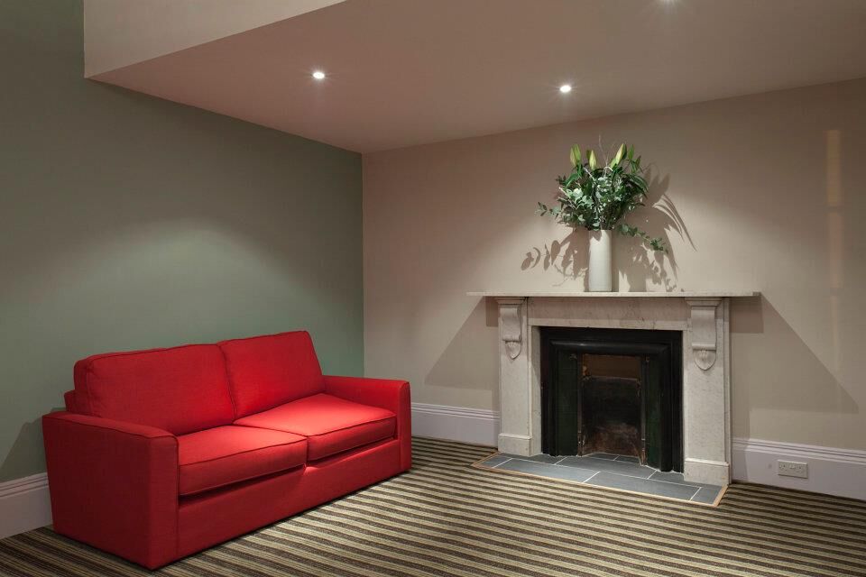 The Blue Boar Hotel — bespoke joinery detail in public areas