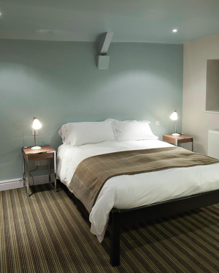 The Blue Boar Hotel — finished function room with decorative finishes