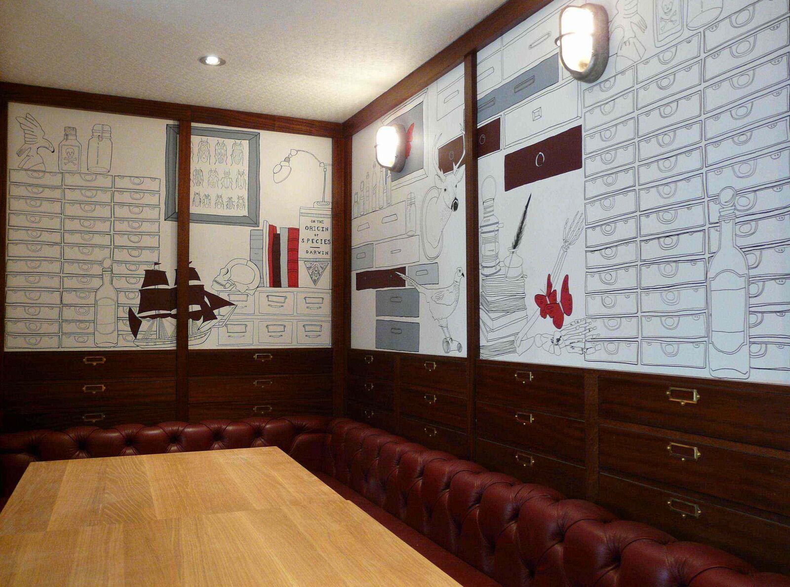 Zizzi Shrewsbury — private dining room fit-out