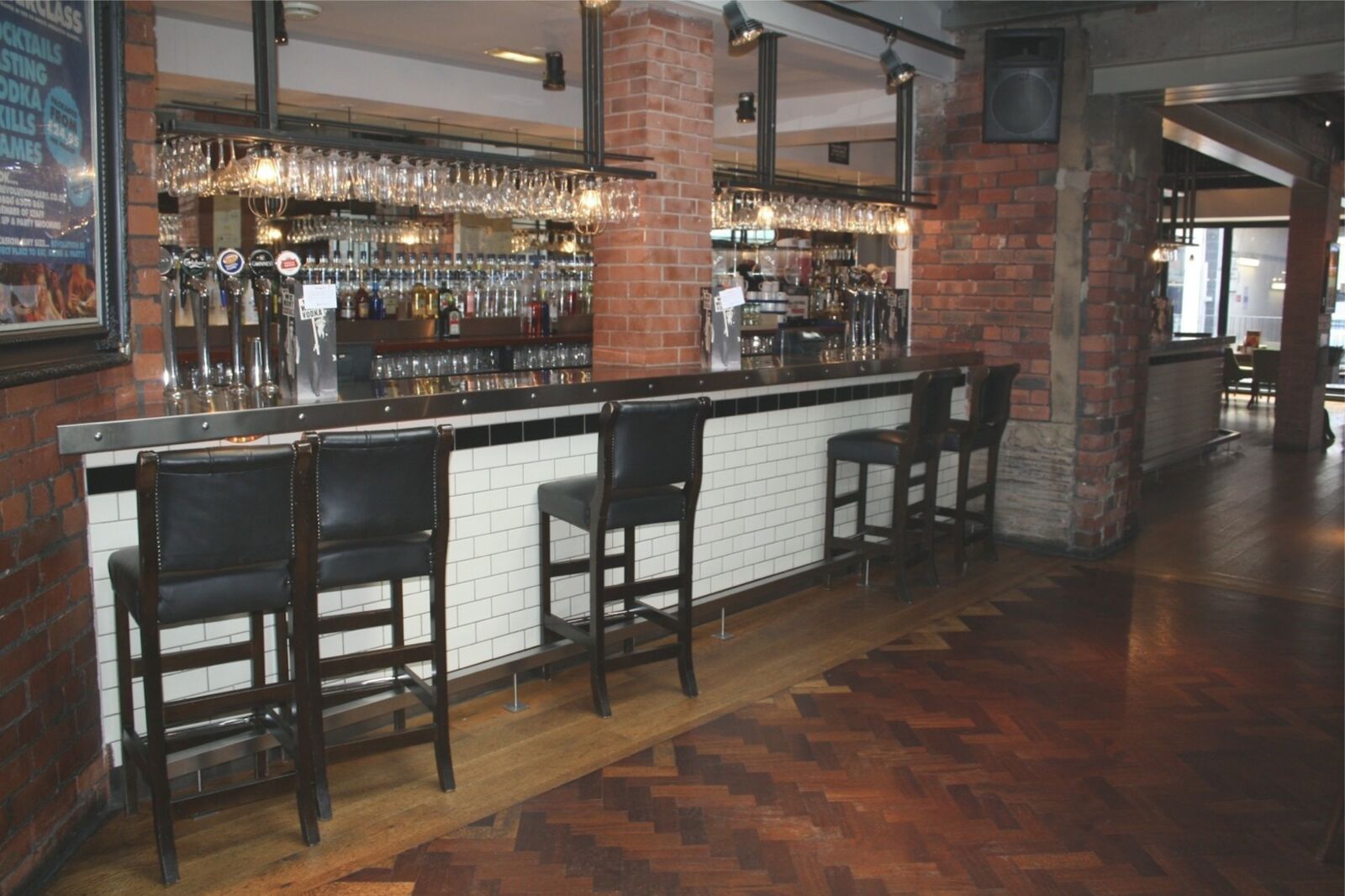 Revolution Huddersfield — bespoke booth and fitted seating