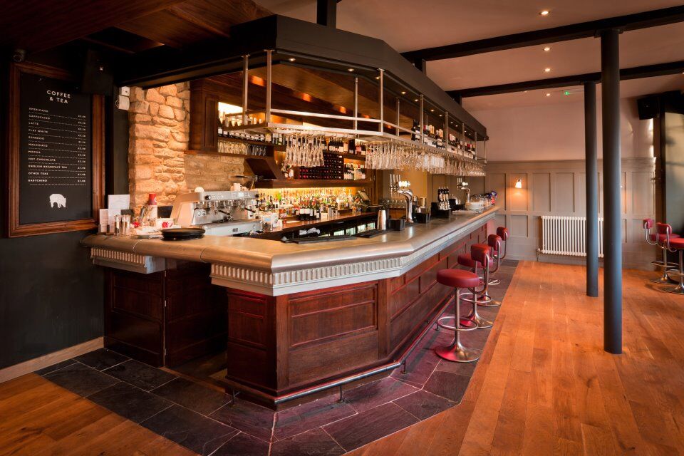 The Blue Boar Hotel Witney refurbishment — hotel public areas with quality joinery and finishes