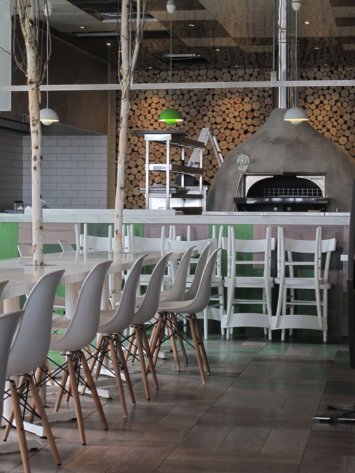 Zizzi Mermaid Quay Cardiff — bespoke bar and back-bar joinery