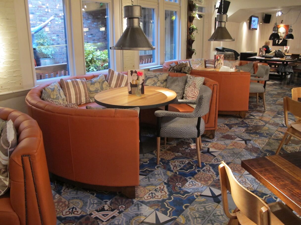 Revolution Macclesfield — feature ceiling and lighting installation