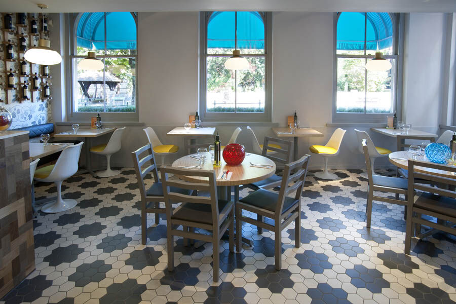 ASK Italian Beckenham — bespoke booth and banquette joinery