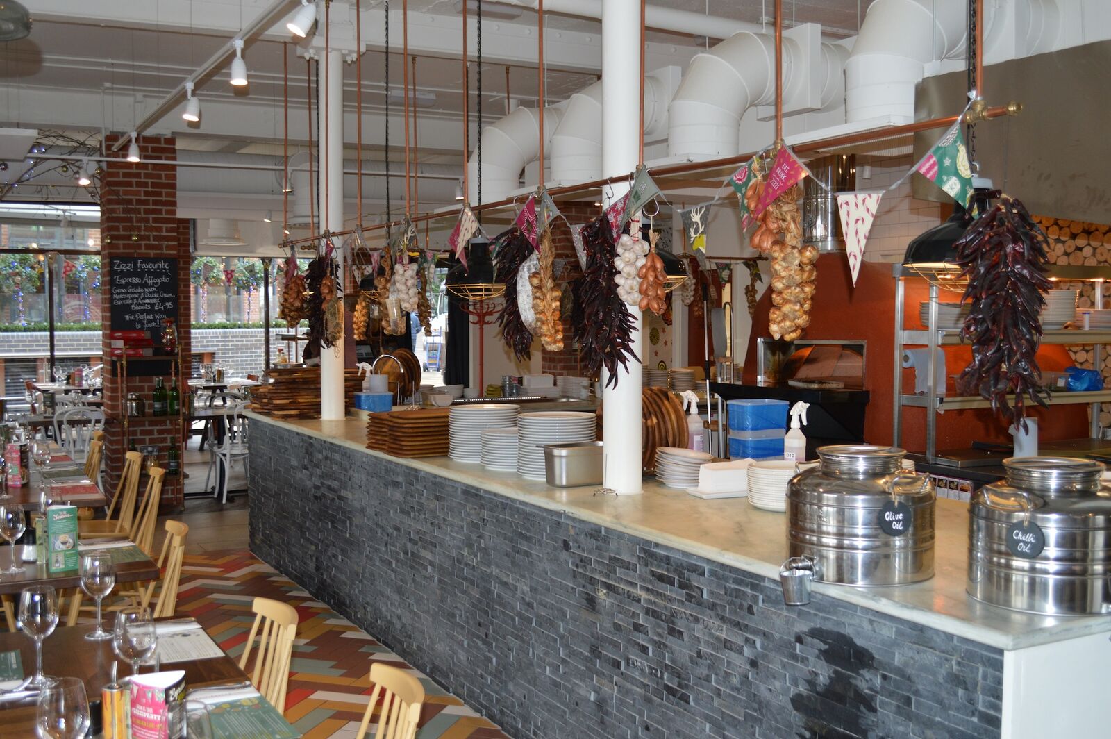 Zizzi Dorchester — main dining area and seating