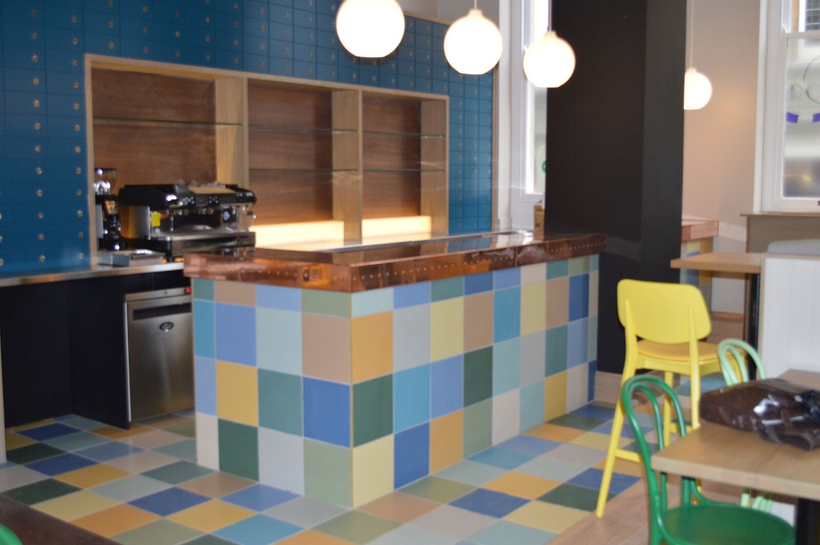 Zizzi Cambridge — bespoke bar and back-bar joinery