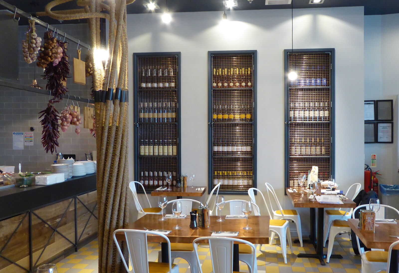 Zizzi Liverpool — main dining area with brand-standard finishes