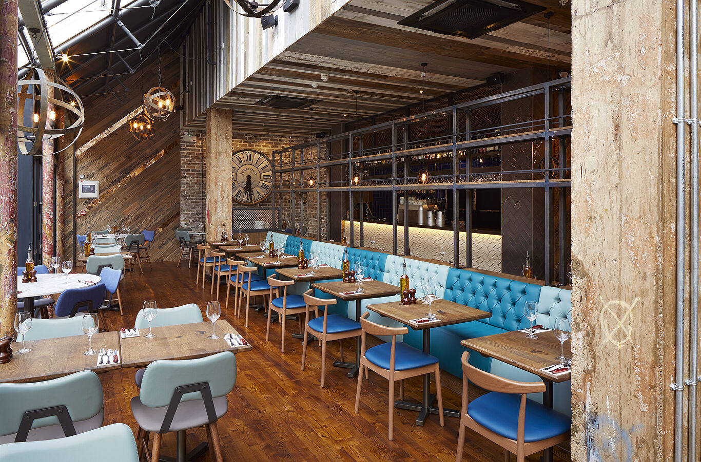 Wildwood Worcester — completed restaurant interior ready for opening