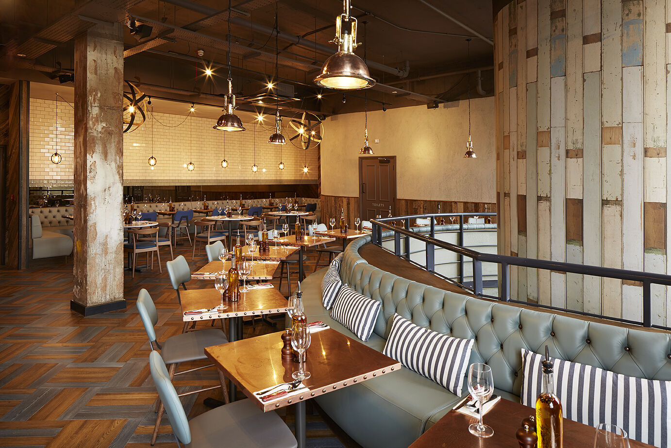 Wildwood Worcester — open kitchen and chef's pass area