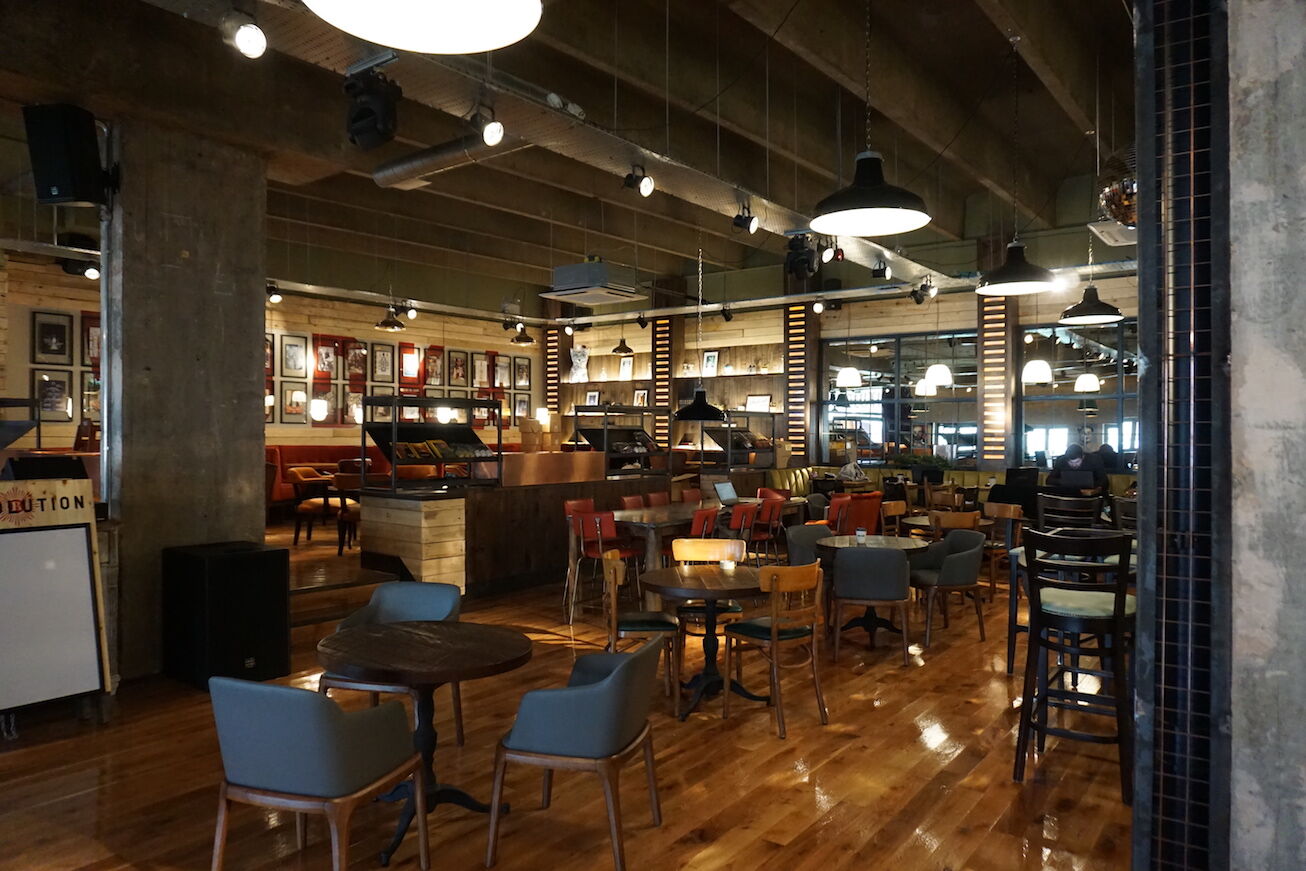 Revolution Stafford — bar detail and bespoke counter joinery
