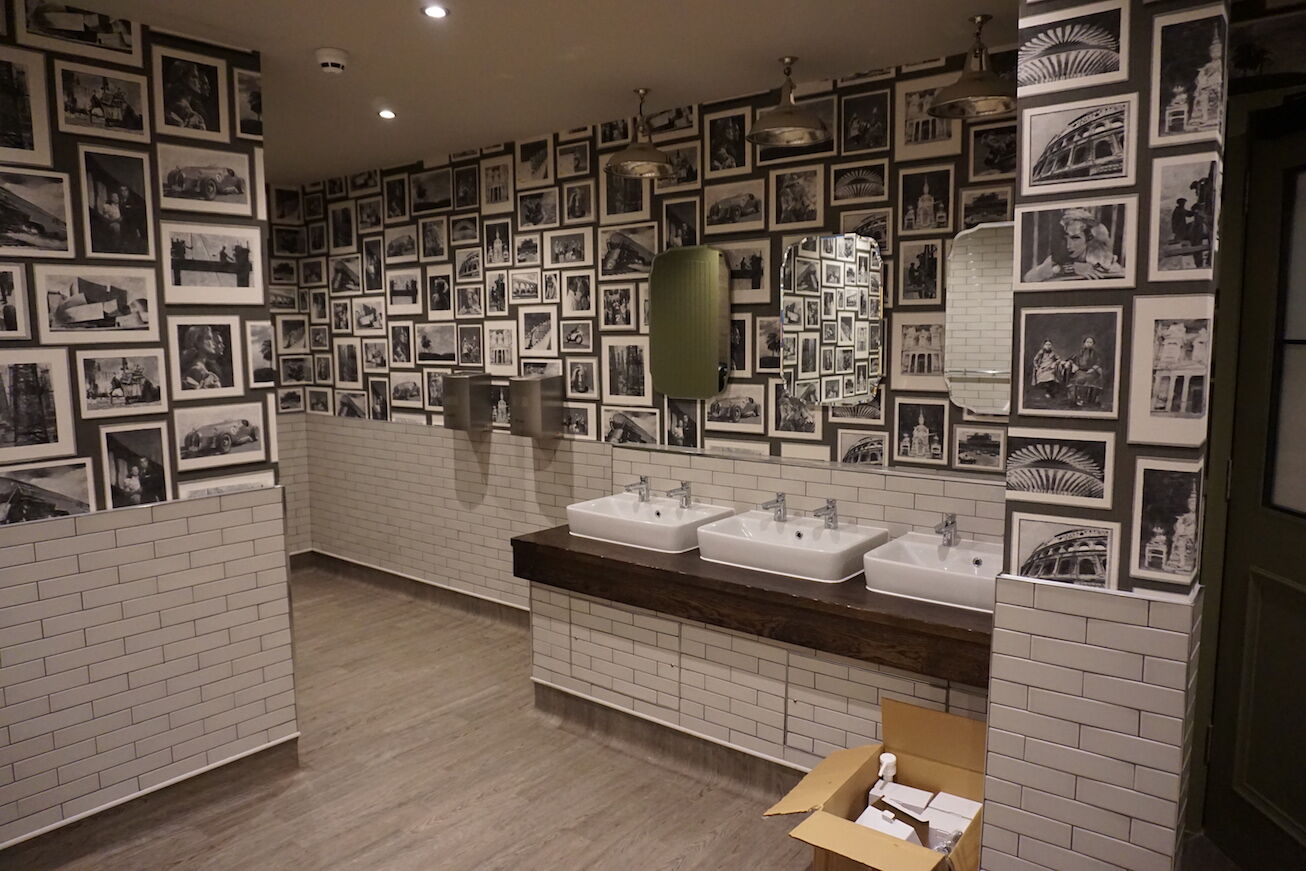 Revolution Stafford — bar seating area and decorative finishes