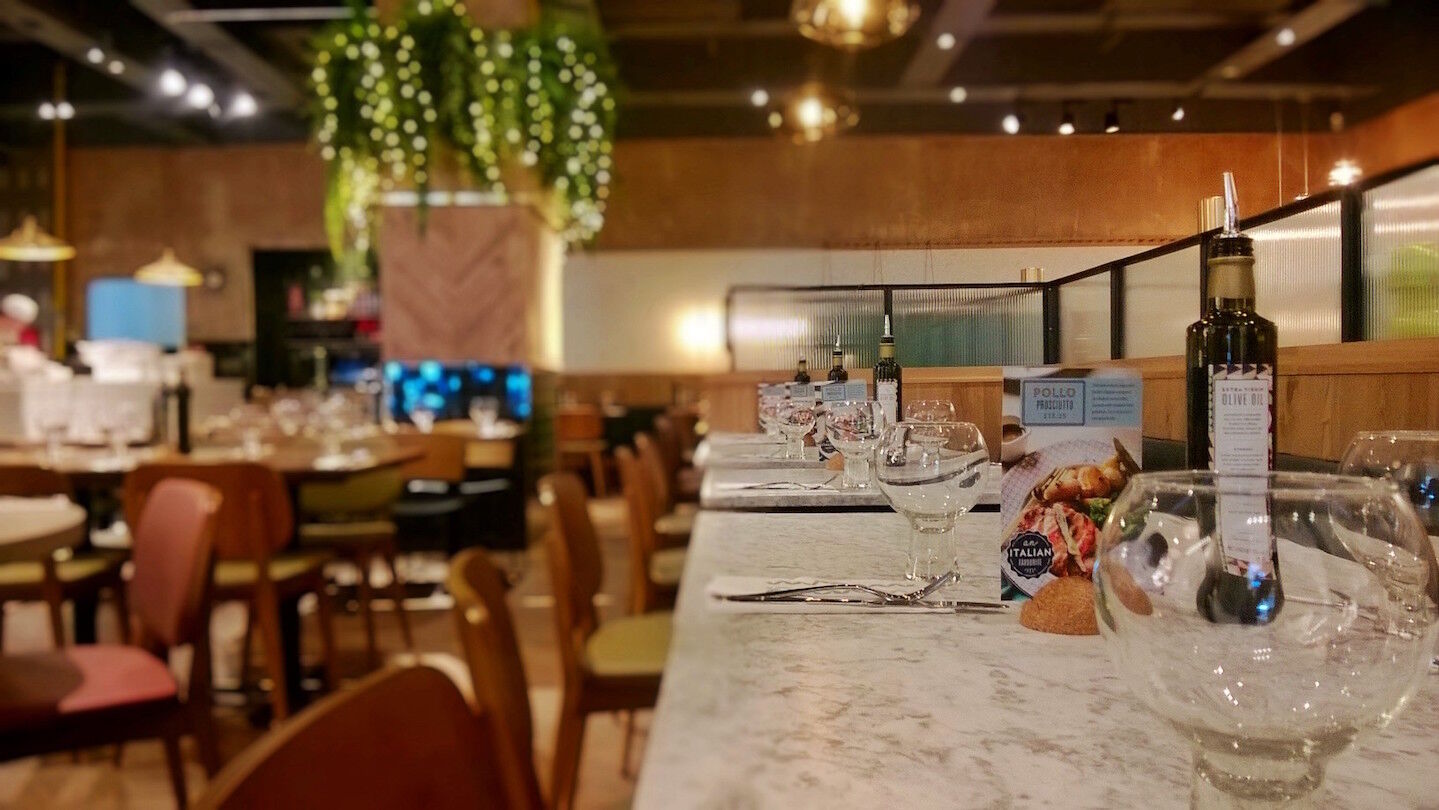 ASK Italian Gateshead — main dining area and brand-standard seating