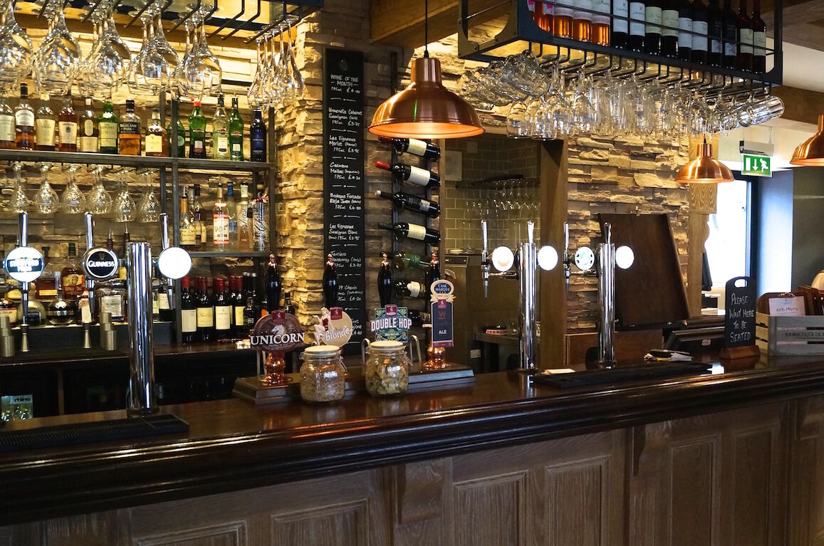 The Waggon Uppermill Saddleworth pub and restaurant refurbishment — traditional pub character with contemporary dining interior
