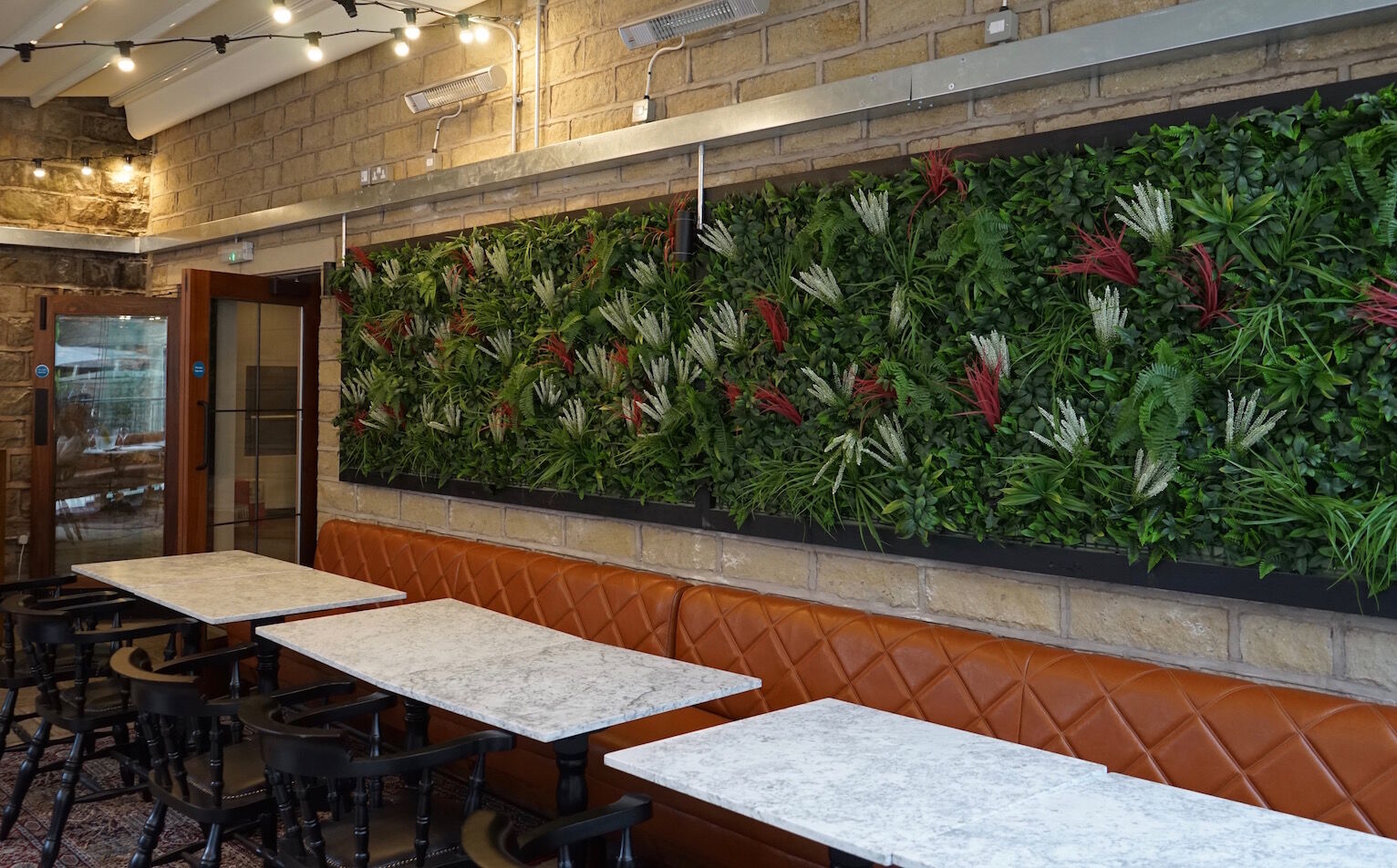 Muse Uppermill — bar installation and joinery detail