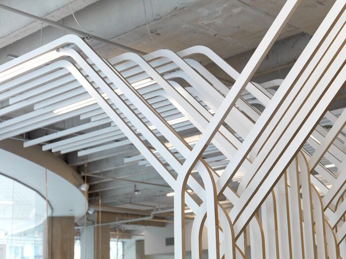 Zizzi The Light Leeds — feature wall panelling and bespoke joinery detail