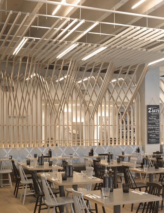 Zizzi The Light Leeds — open kitchen and pass area