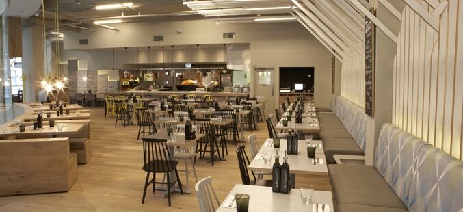 Zizzi The Light Leeds — restaurant mezzanine and balcony seating